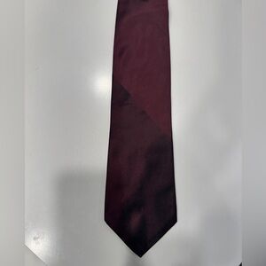 DKNY Donna Karen Neck Tie Burgundy Wine